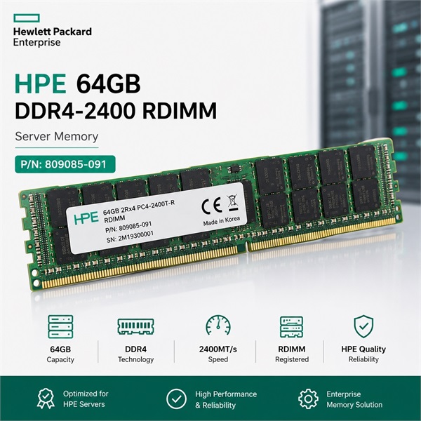 رم سرور HPE 64GB DDR4-2400 RDIMM