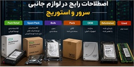 اصطلاحات Pack Retail، OEM، Refurbished، Spare Pack و Bulk چیست؟ راهنمای خرید لوازم جانبی سرور